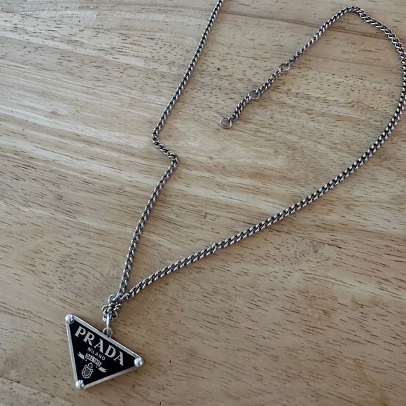 Prada Triangle Necklace - Picture 1 of 5